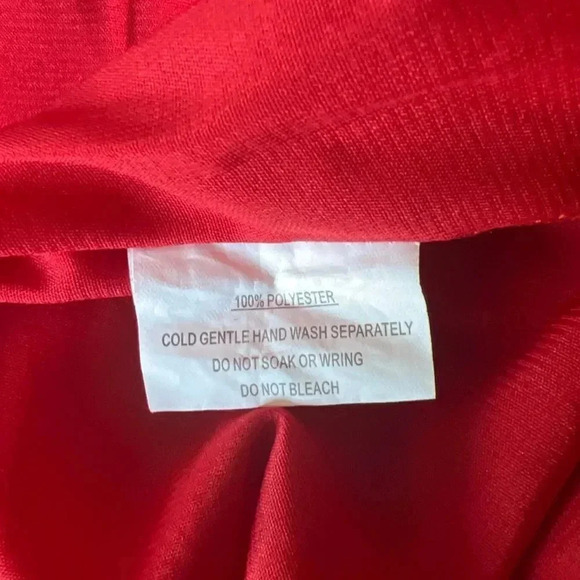 Angel Biba Red Floral Tiered Dress - Picture 8 of 9